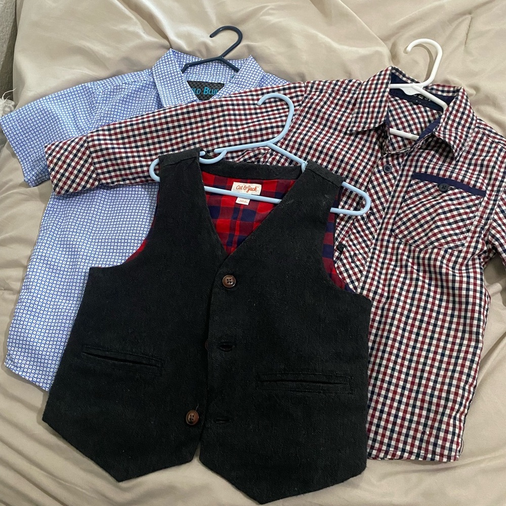 5T Bundle. Long sleeve. Short sleeve. Vest.